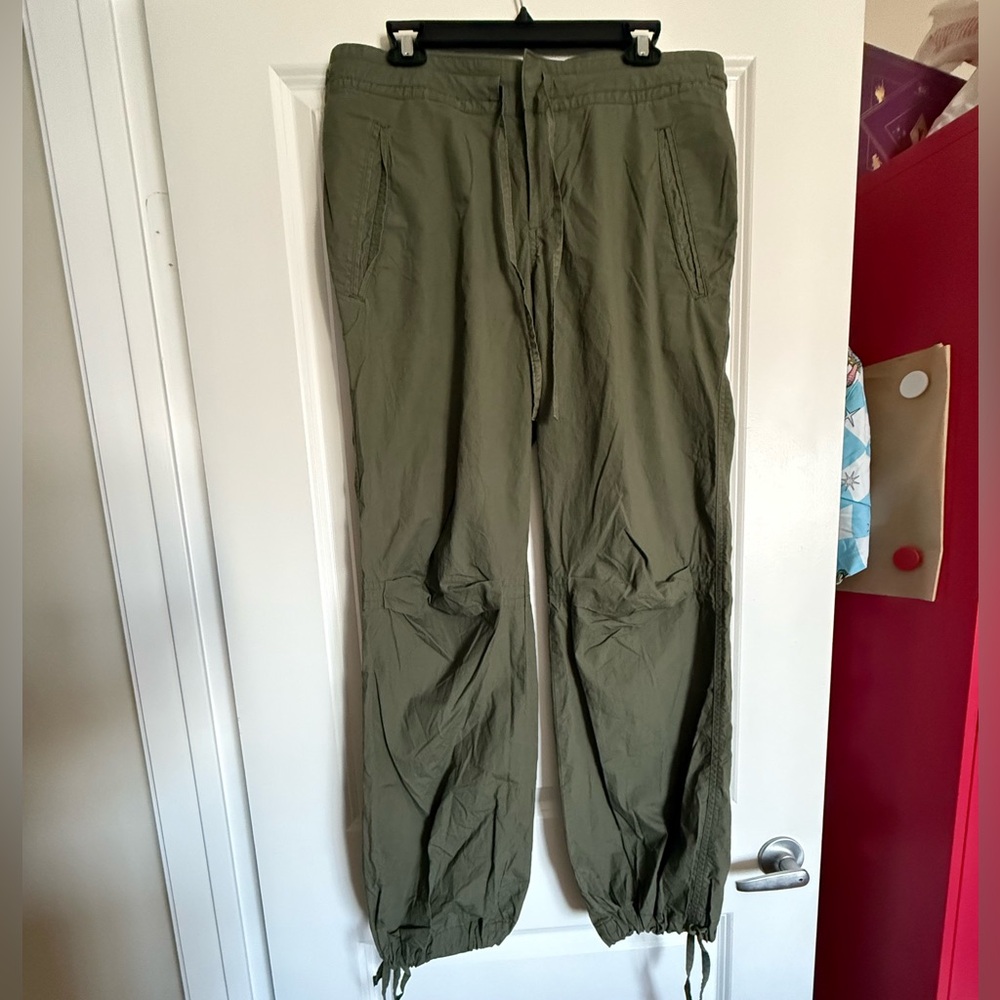 Banana Republic Olive Green Drawstring Pants 12